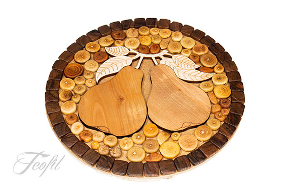 Wooden Saucers